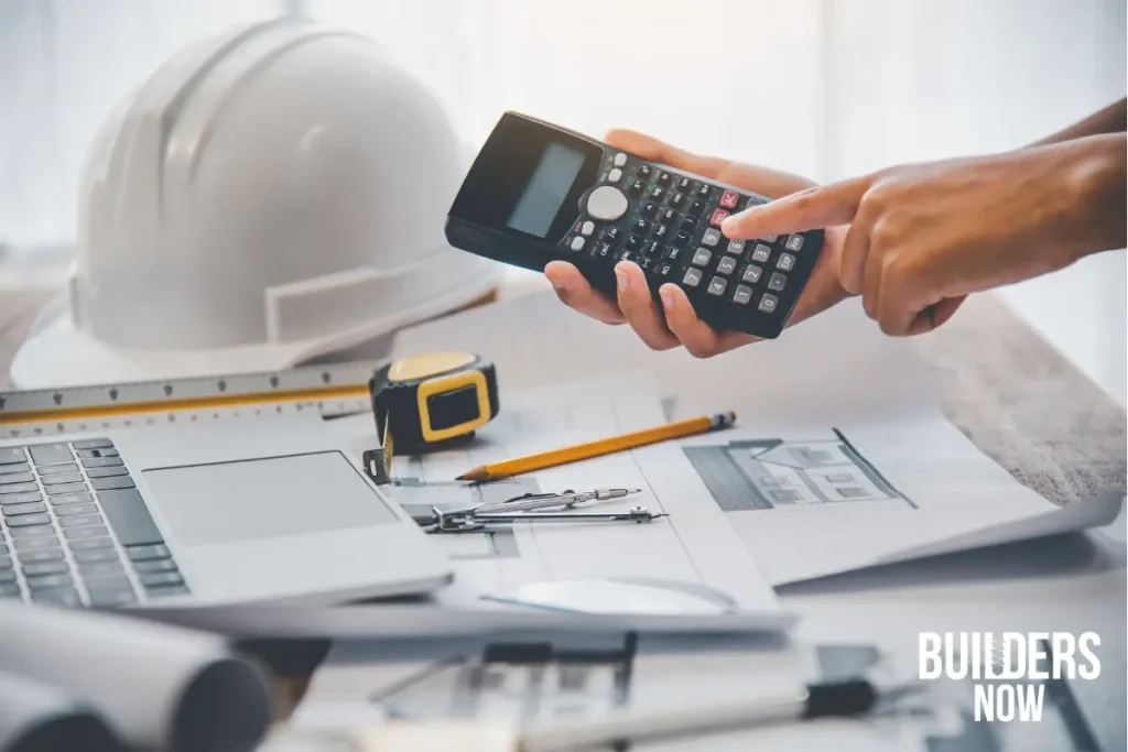 Contractor estimating renovation costs